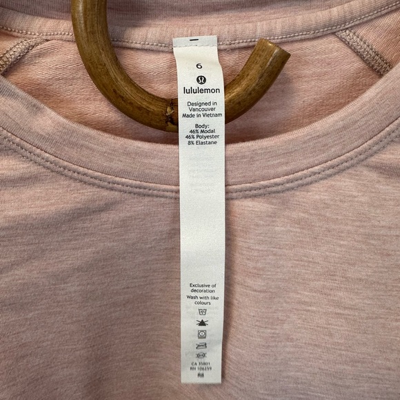 Lululemon | Tuck & Gather Pullover Heathered Mod Faint Coral Size‎ 6 - Picture 10 of 12